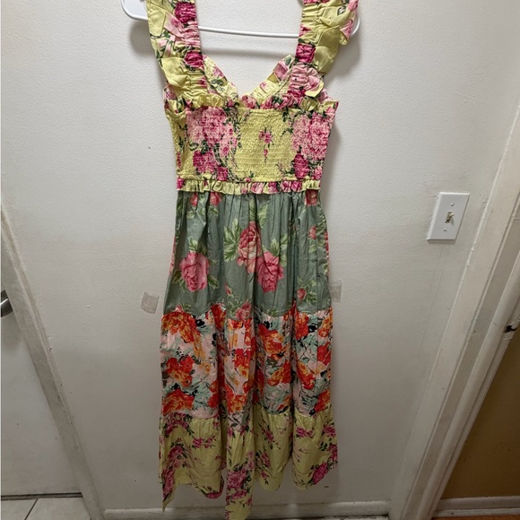 Floral Ruffle Maxi Dress - Picture 9 of 9